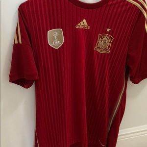 Spain Adidas Soccer Jersey